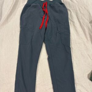 Figs Charcoal High Waisted Skinny Yola Pants